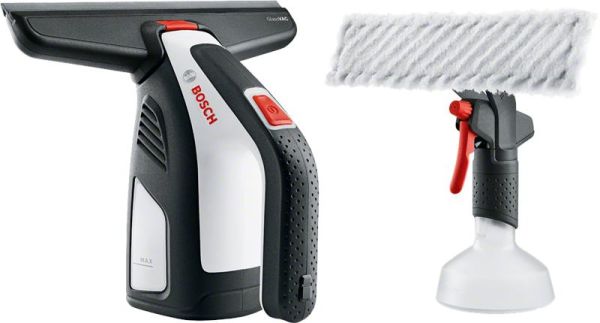 Пилосос Bosch GlassVAC Solo Plus віконний, акумуляторний, для миття вікон, 2Аг, до 30 хв, 0.7 кг, пульв.