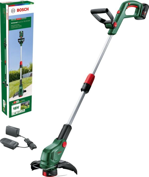 Тример садовий акумуляторний Bosch UniversalGrassCut 18V-26-500 1х2.5А·год 26см ЗП AL 18V-20 3.5кг
