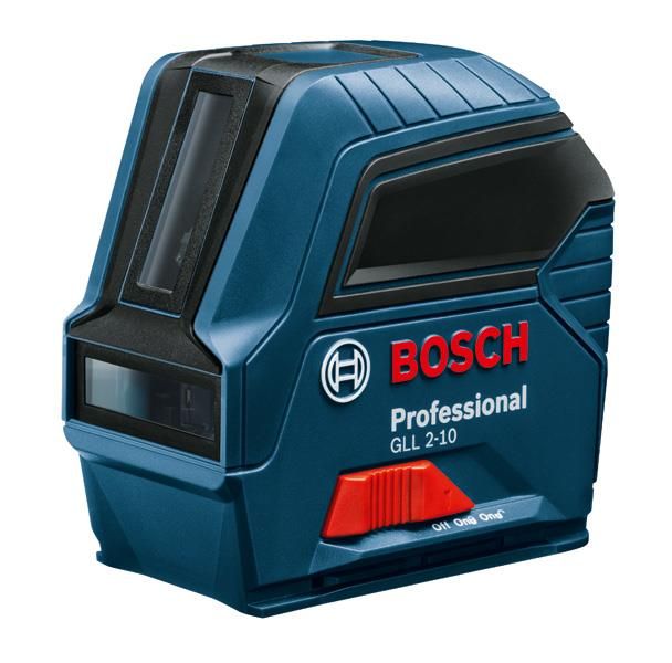 Нівелір лазерний Bosch Professional GLL 2-10 до 10м ±0.3мм/м червоний промінь IP 54