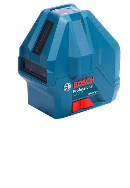 Нiвелiр лазерний Bosch Professional GLL 3-15X до 15м ±0.2мм/м зелений промінь 1 точка прямовису