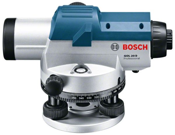 Нівелір оптичний Bosch Professional GOL 20D до 60м ±3.0мм/30м зум х20 1.5кг