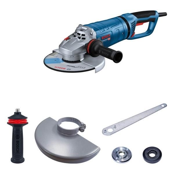 Шліфмашина кутова Bosch Professional GWS 27-230 JR 230В 230мм 2700Вт 5800-6500об/хв поворотна ручка 6.3кг