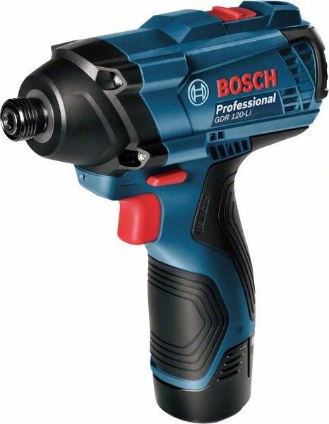 Гвинтоверт ударний акумуляторний Bosch Professional GDR 120-LI 12В 100Нм 1300/2600об/хв М4-М12 1.1кг без АКБ та ЗП