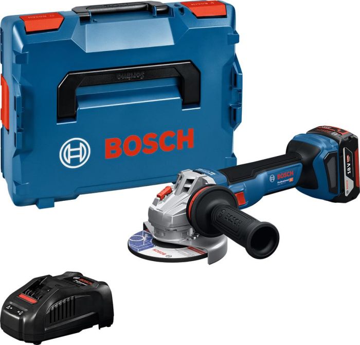 Шліфмашина кутова акумуляторна Bosch Professional GWS 18V-11S 125мм 18В 1x5А·год 0-9000об/хв 1.7кг кейс ЗП GAL1880CV