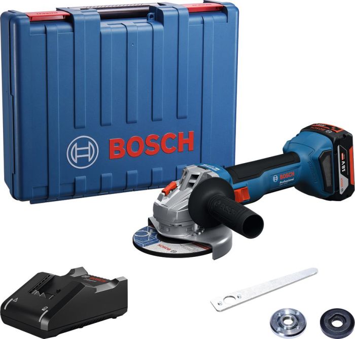 Шліфмашина кутова акумуляторна Bosch Professional GWS 18V-8 125мм 18В 1x4А·год 0-11000об/хв 1.6кг кейс ЗП GAL 18V-40