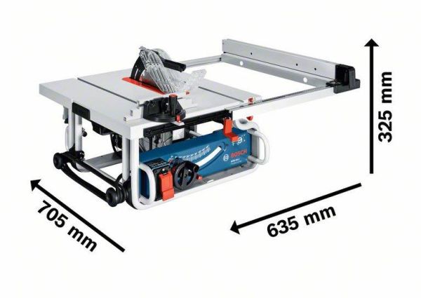 Стіл розпилювальний Bosch Professional GTS 10 J 1800Вт диск 254мм 3650об/хв 26кг