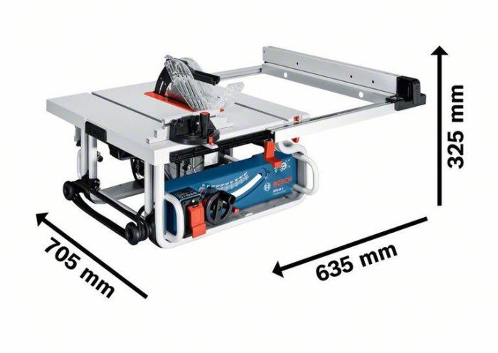 Стіл розпилювальний Bosch Professional GTS 10 J 1800Вт диск 254мм 3650об/хв 26кг