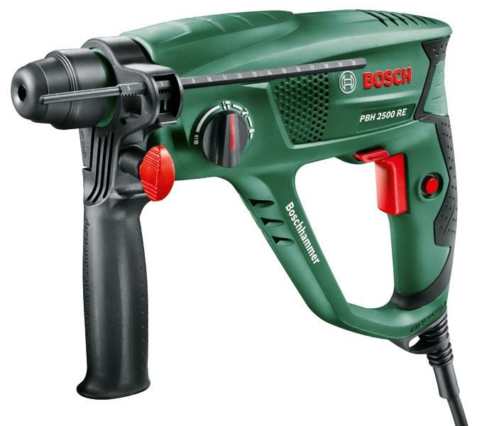 Перфоратор Bosch PBH 2500 RE SDS-plus 600Вт 1.9Дж 2.2кг