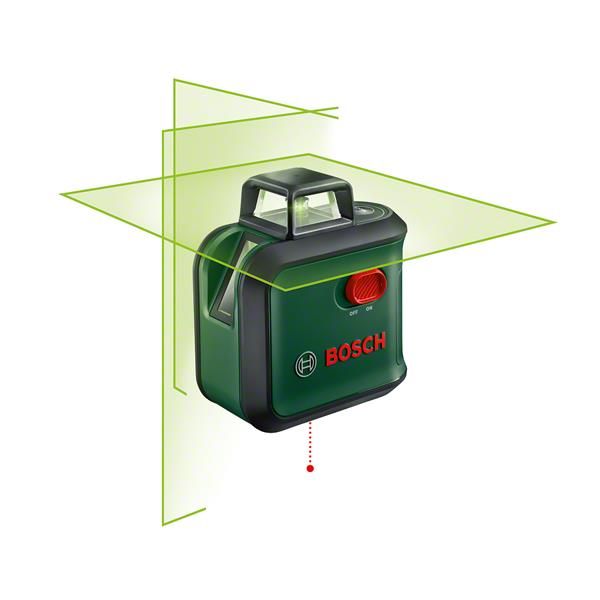 Нівелір лазерний Bosch UniversalLevel 360 до 24м ±0.4мм/м зелений промінь +висок 0.56кг