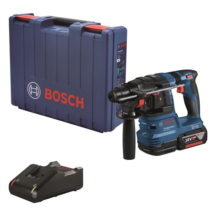 Перфоратор акумуляторний Bosch Professional GBH 185-LI SDS-Plus 18В акб 1х4А·год 1.9Дж 2.3кг