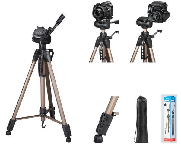 Трипод фотоапарату Hama Star-62, 3D, 64-160см, бежевий