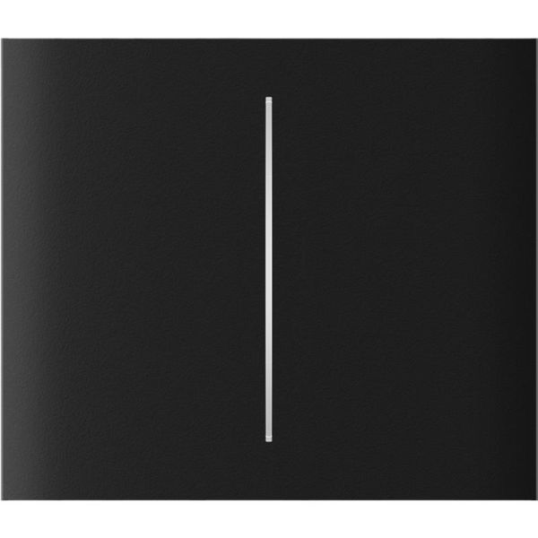 Кнопка центральна для двоклавішного вертикального вимикача Ajax CenterButton Vertical 2-gang for LightSwitch, Jeweler, бездротовий, чорний