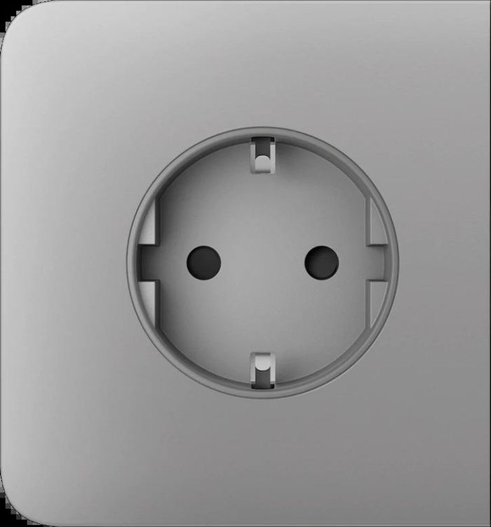 Бічна панель для вбудованої розетки Ajax SideCover for Outlet Basic, fog