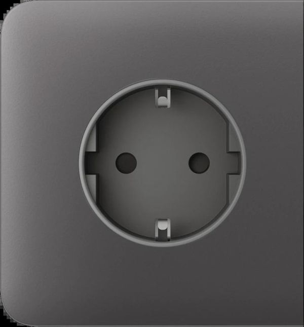 Бічна панель для вбудованої розетки Ajax SideCover for Outlet Basic, grey