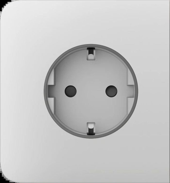Бічна панель для вбудованої розетки Ajax SideCover for Outlet Basic, білий