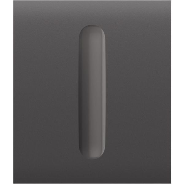 Кнопка центральна для одноклавішного вимикача димера Ajax CenterButton Dimmer 1-gang 2-way for LightSwitch, Jeweler, бездротовий, grey