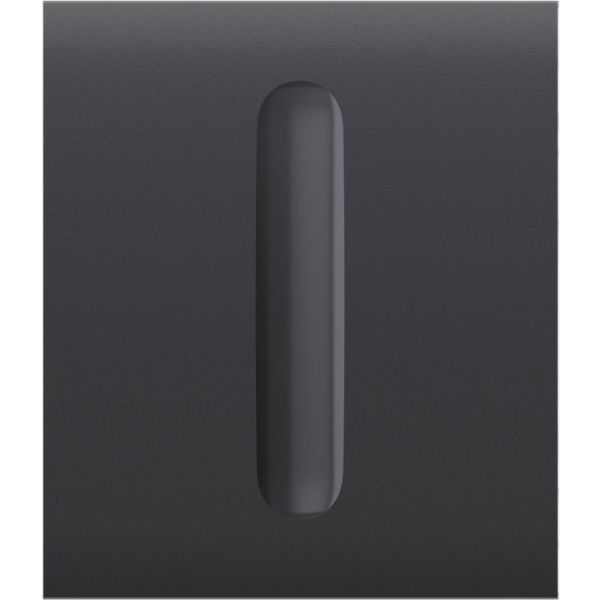 Кнопка центральна для одноклавішного вимикача димера Ajax CenterButton Dimmer 1-gang 2-way for LightSwitch, Jeweler, бездротовий, graphite