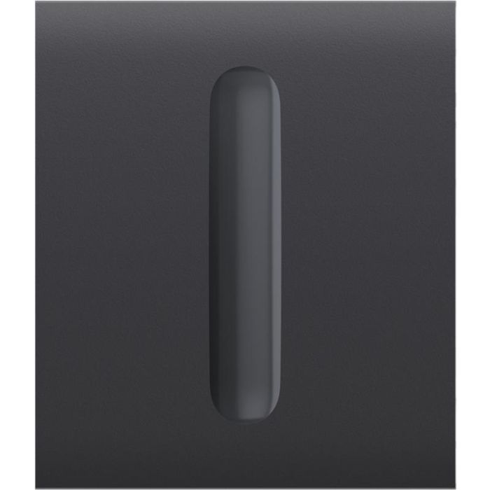 Кнопка центральна для одноклавішного вимикача димера Ajax CenterButton Dimmer 1-gang 2-way for LightSwitch, Jeweler, бездротовий, graphite