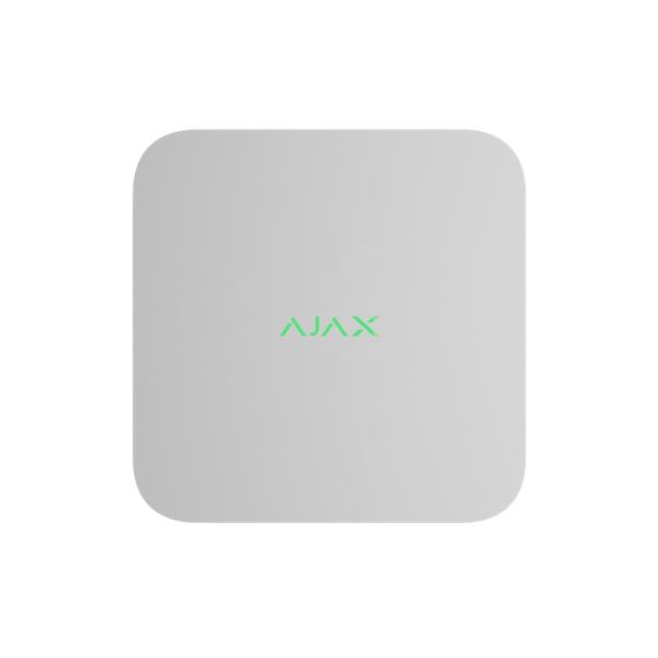 Мережевий відеореєстратор Ajax NVR DC white, 8 каналів, 12V, білий