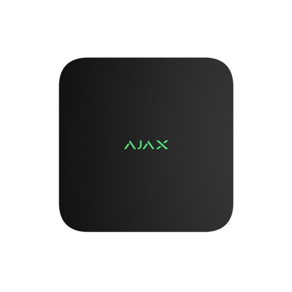Мережевий відеореєстратор Ajax NVR DC black, 8 каналів, 12V, чорний