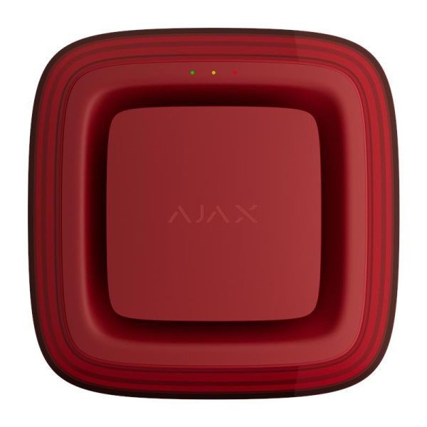 Датчик пожежний світлозвуковий Ajax EN54 FireProtect VAD Sounder red, Jeweller, EN54, бездротовий, червоний