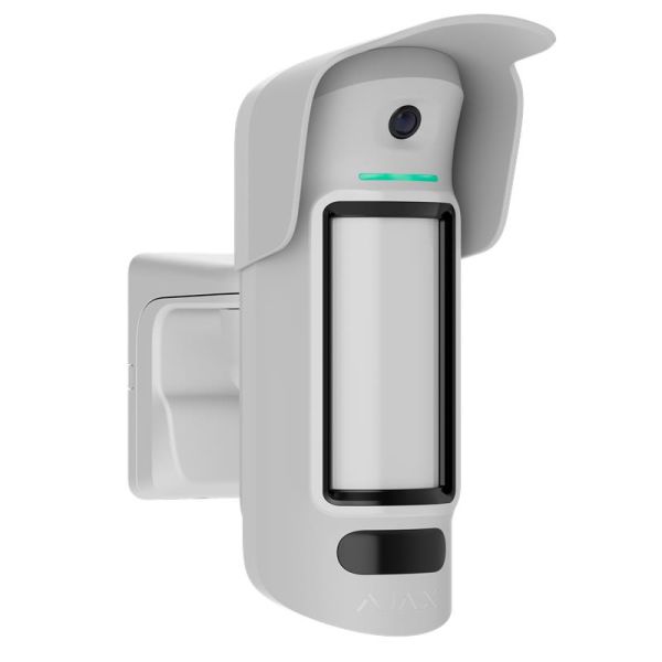 Датчик руху вуличний типу "штора" з фотоверифікацією Ajax CurtainCam Outdoor HighMount PhOD, Jeweller, бездротовий, білий, 142717.359.WH1