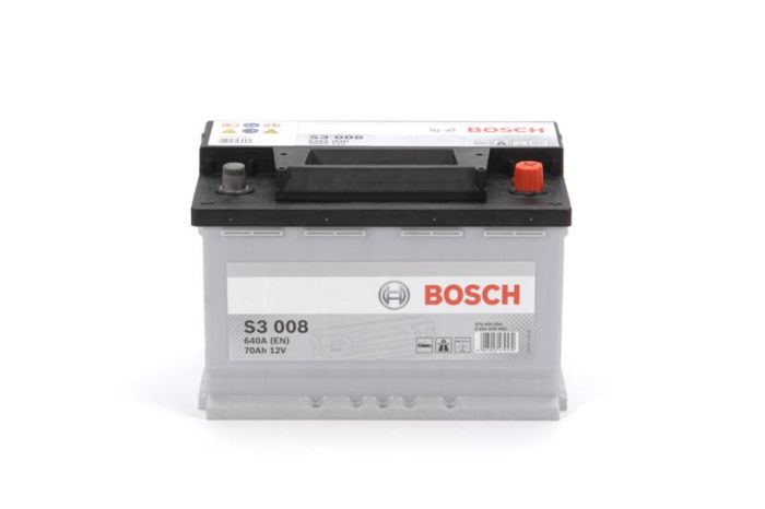 Акумулятор Bosch S3 12В 70А·год 640А R+ (0 092 S30 080)