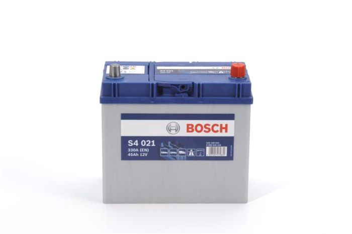 Акумулятор Bosch S4 12В 45А·год 330А R+ товстий конус (EN Euro) (0 092 S40 210)