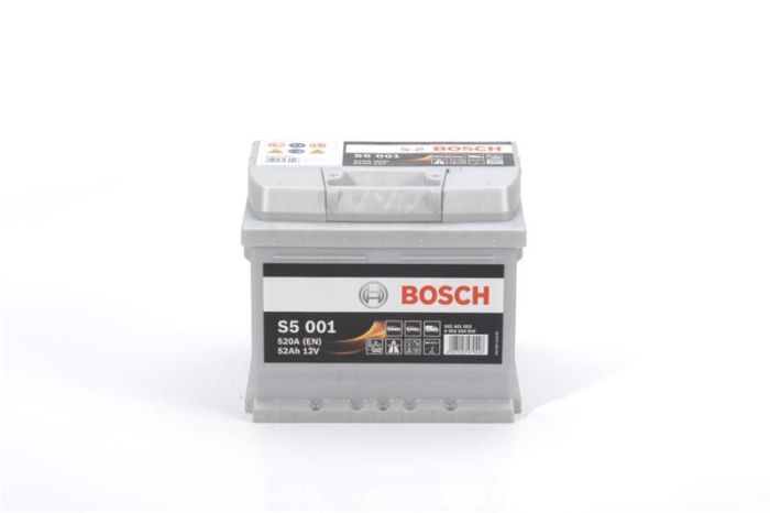 Акумулятор Bosch S5 12В 52А·год 520А R+ (0 092 S50 010)
