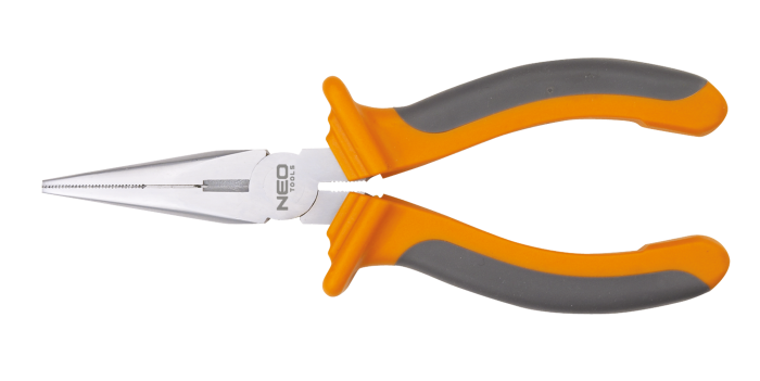 Плоскогубці подовжені прямі Neo Tools, 160мм, CrV
