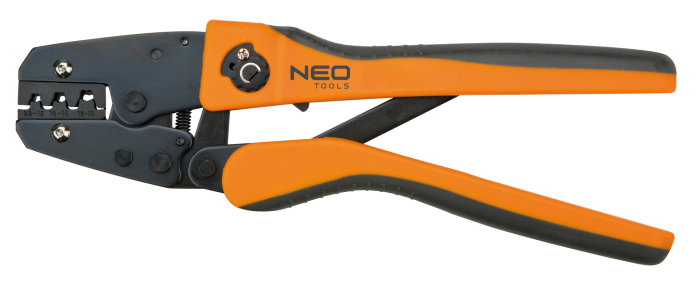 Кліщі обтискні Neo Tools, для неізольованих наконечників 0.25-4мм2, 250мм