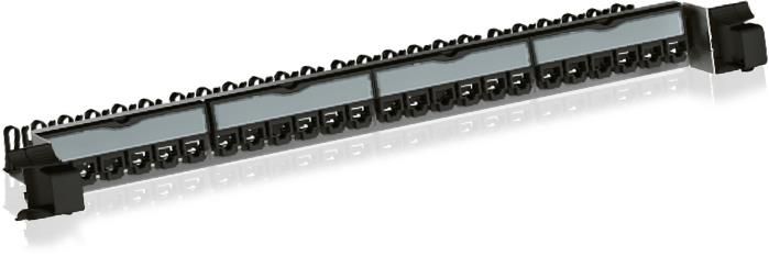 Патч-панель Legrand САТ 5e UTP, 19", 1U, 24 порти, LSC2, зібрана