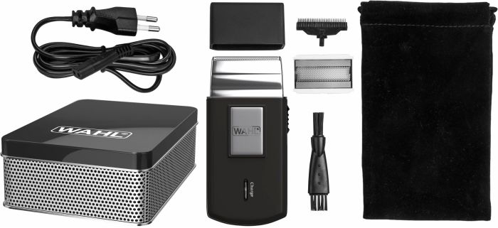 Бритва електр. WAHL сіткова Travel Shaver,  бритв.головок-1, сух., тример, чорний