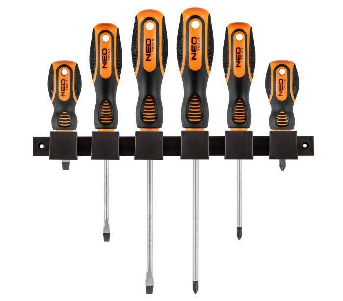 Викрутки Neo Tools SL,PH, сталь CrV, набір 6шт