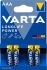 Батарейка Varta Longlife Power лужна AAA блістер, 4 шт
