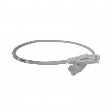 Патч-корд Legrand CAT 5e U-UTP, 0.5 м, AWG 24, PVC, сірий