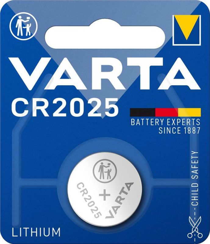 Батарейка Varta літієва CR2025  блістер, 1 шт