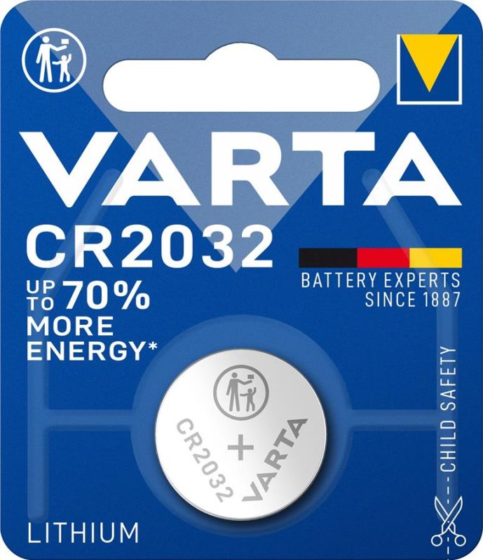 Батарейка Varta літієва CR2032  блістер, 1 шт