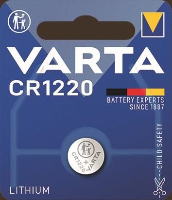 Батарейка Varta літієва CR1220 блістер, 1 шт