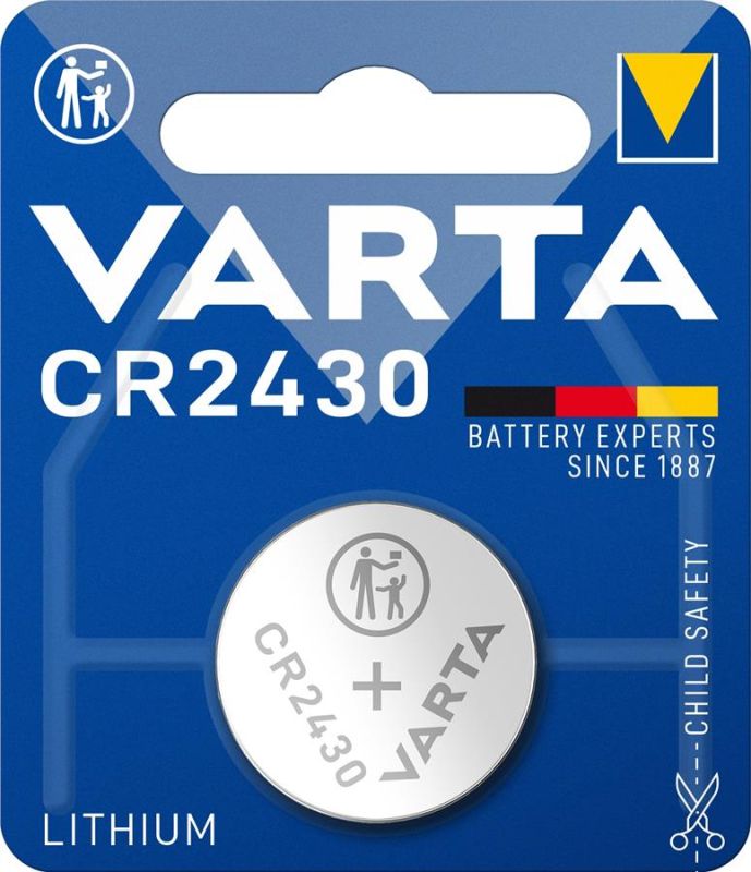 Батарейка Varta літієва CR2430  блістер, 1 шт
