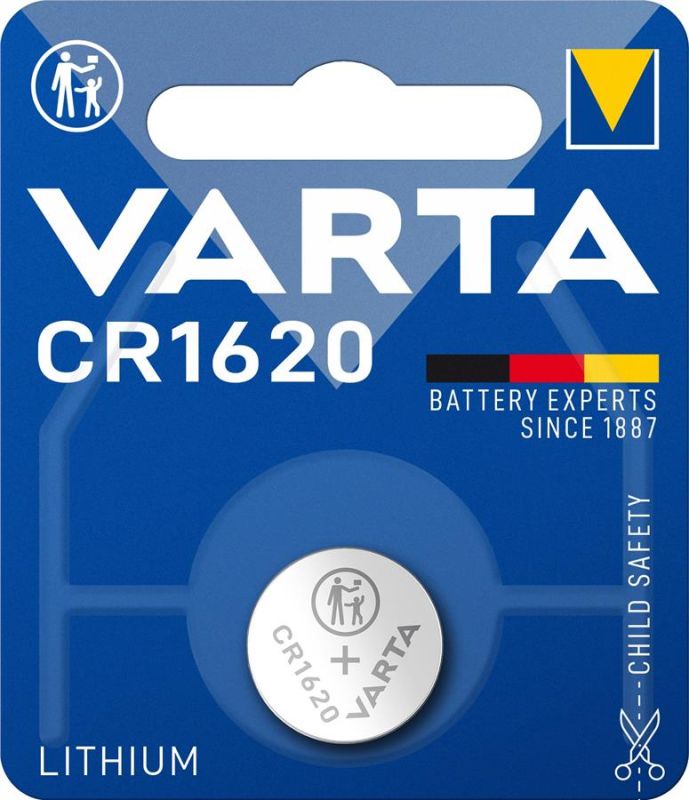 Батарейка Varta літієва CR1620 блістер, 1 шт