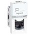 Розетка Legrand Mosaic, CAT 5e, RJ45, UTP, інформаційна, 1 модуль, білий