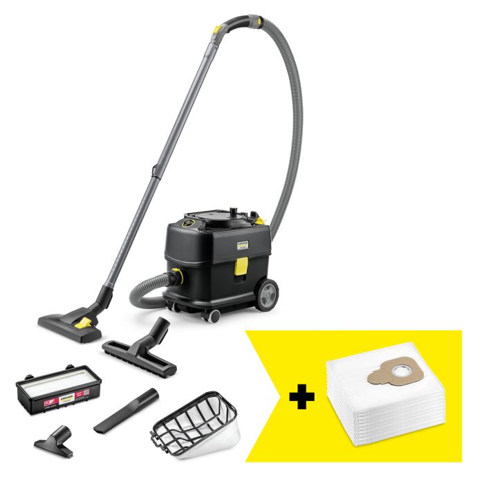 Пилосос професійний Karcher Go!Further T 10/1 Adv HEPA 240В 185мБар контейнер 10л 6.6кг
