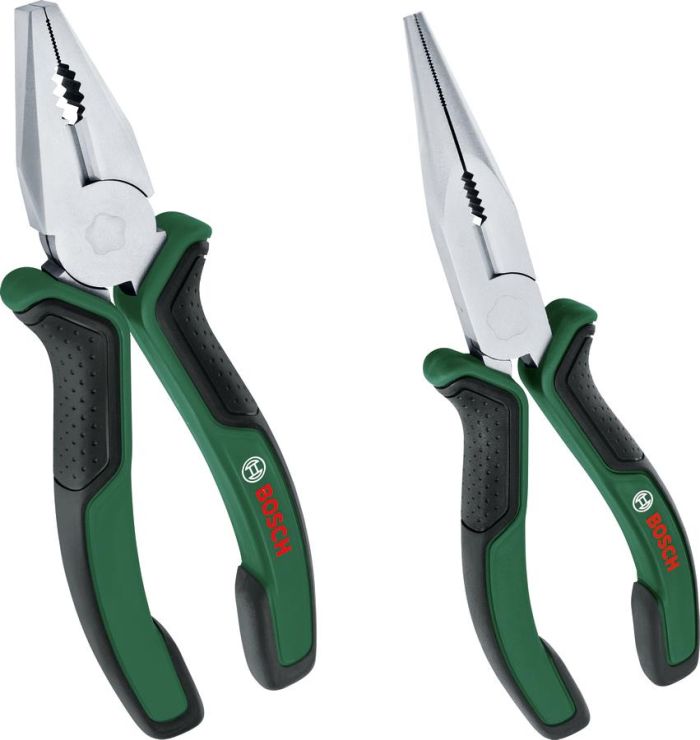 Плоскогубці Bosch комбіновані, подовжені, набір 2шт