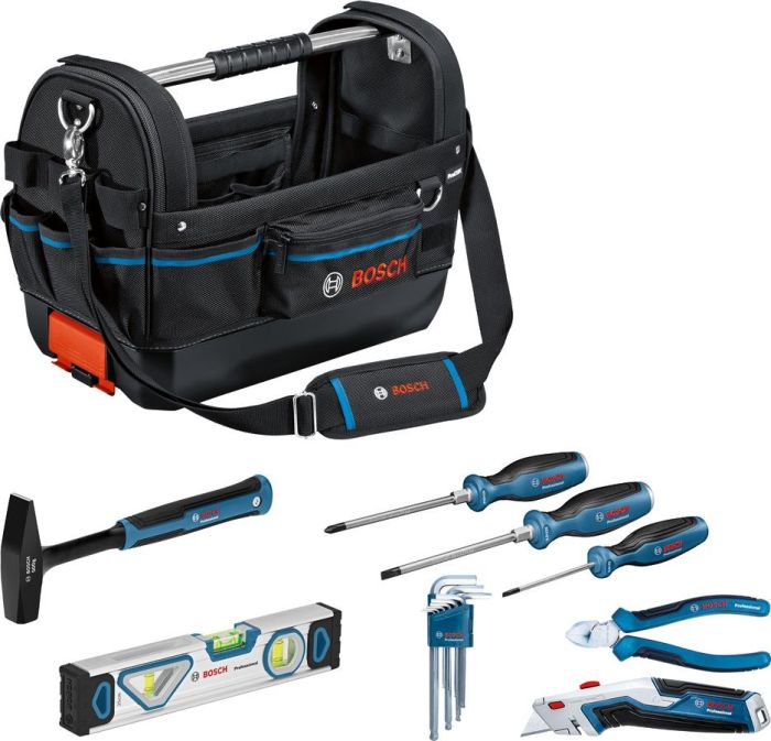Сумка та набір ручного інструмента Bosch Professional GWT20 + 9 предметів