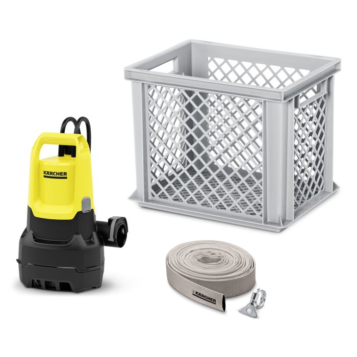 Насос дренажний KarcherSP 16.000 Flood Box 550Вт 16Куб·год висота 8м глибина 7м 4.85кг