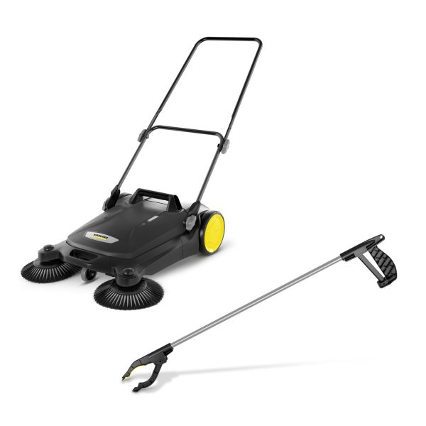 Підмітальна машина Karcher S 4 Twin Go!Further ручна захват 68см контейнер 20л 10.2кг