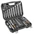 Набір інструментів Neo Tools, 1/2", 1/4", CrV, кейс, 82шт