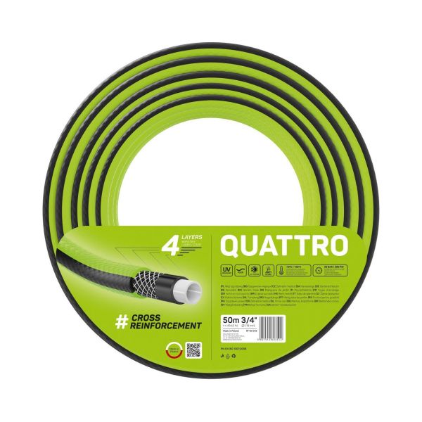 Шланг садовий Cellfast QUATTRO 3/4" 50м 4 шари до 20бар -10…+50°C