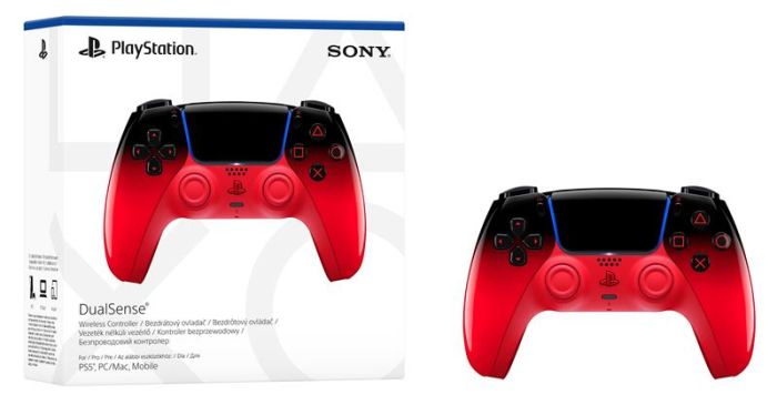 Геймпад PlayStation 5 Dualsense BT, Techno Red